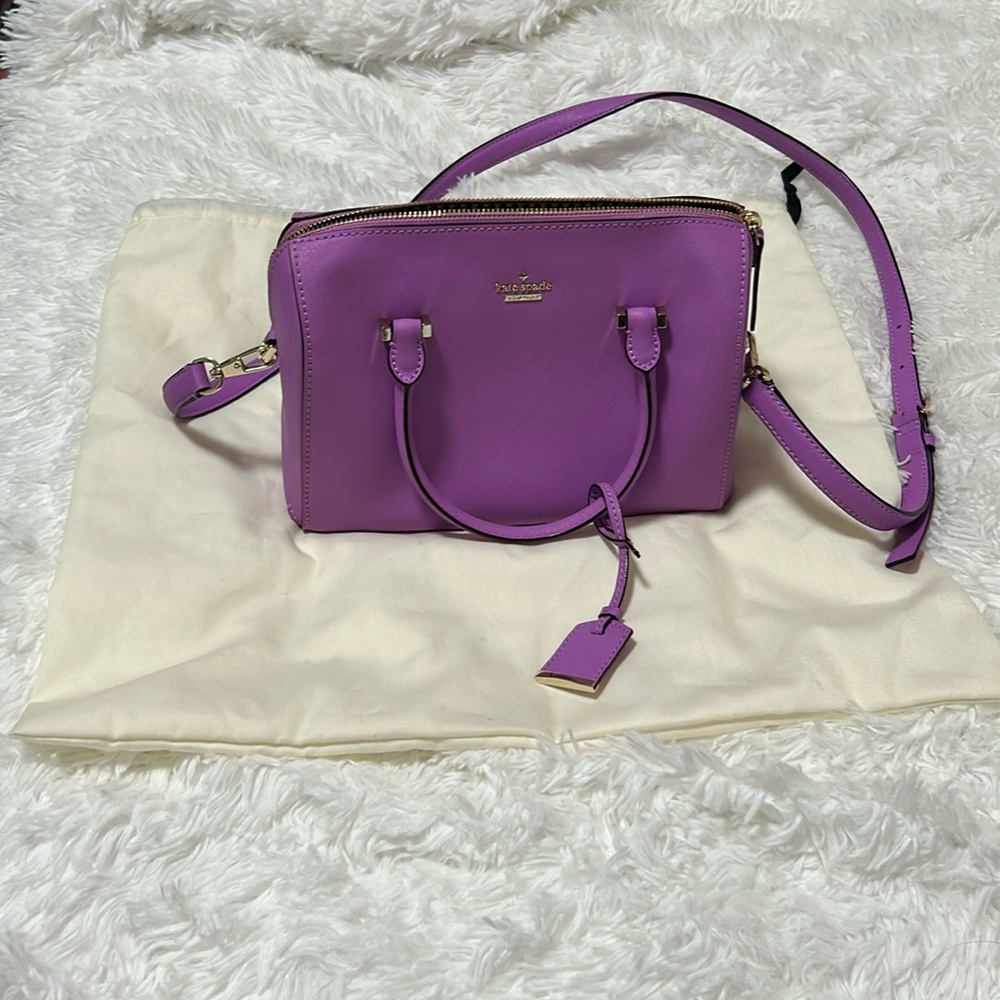 Kate Spade Small Purple Handbag w/ Dustbag